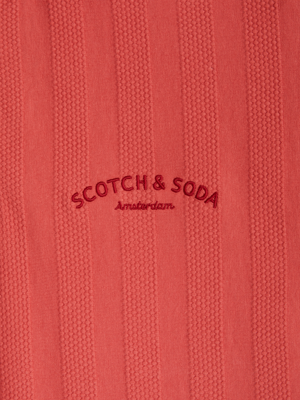 POPCORN PIQUE ZIP POLO