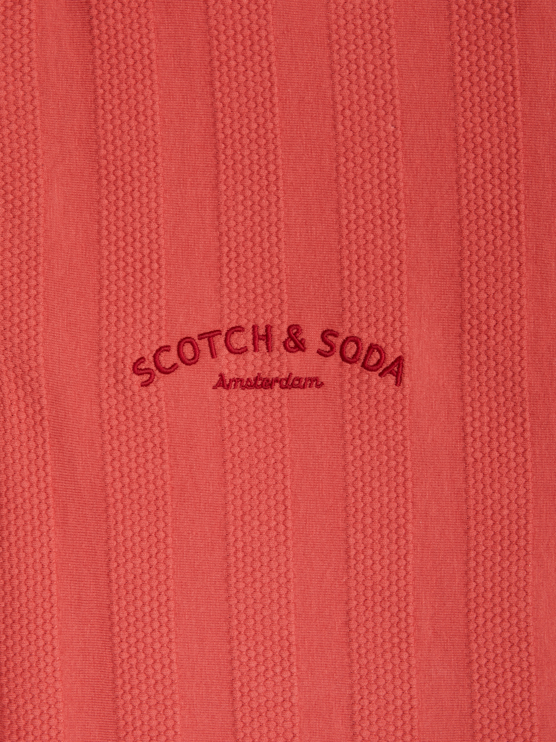 POPCORN PIQUE ZIP POLO