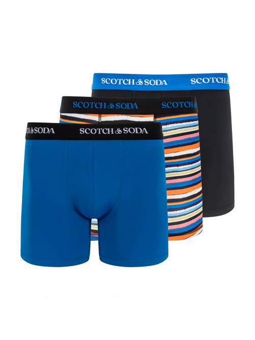 SCOTCH & SODA MEN'S UNDERWEAR SS24 - 3PK BOXER BRIEF (PRINT)