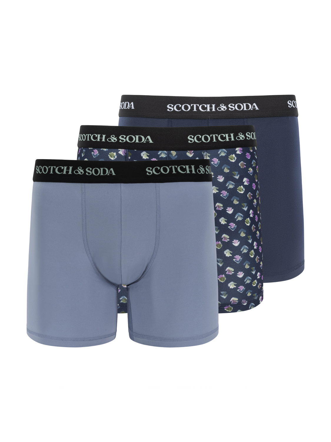 SCOTCH & SODA MEN'S UNDERWEAR SS24 - 3PACK BOXER BRIEF (PRINT)