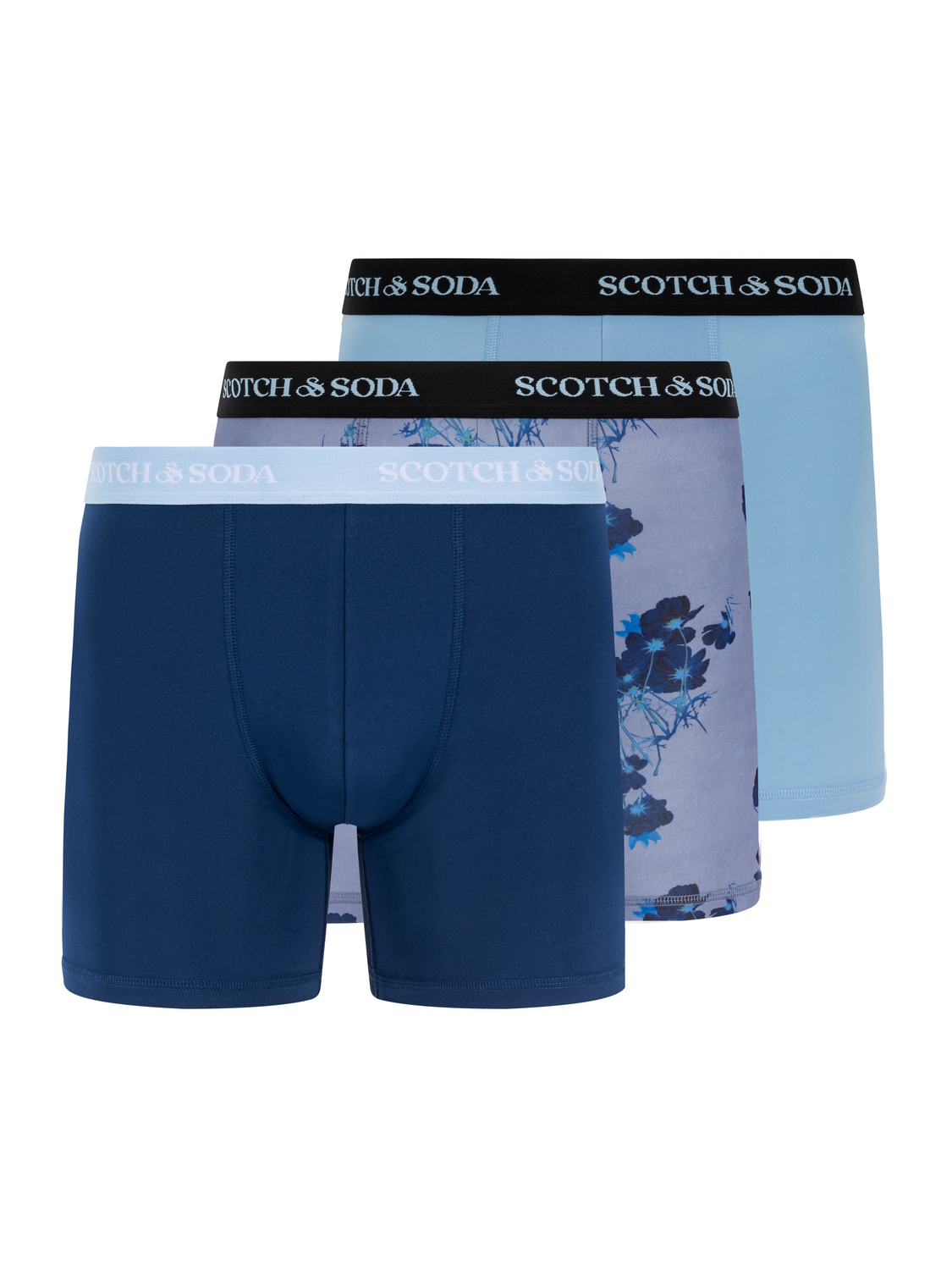 SCOTCH & SODA MEN'S UNDERWEAR SS24 - 3PACK BOXER BRIEF (PRINT)