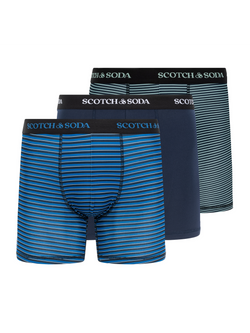 SCOTCH & SODA MEN'S UNDERWEAR SS24 - 3PK BOXER BRIEF (2 PRINT)