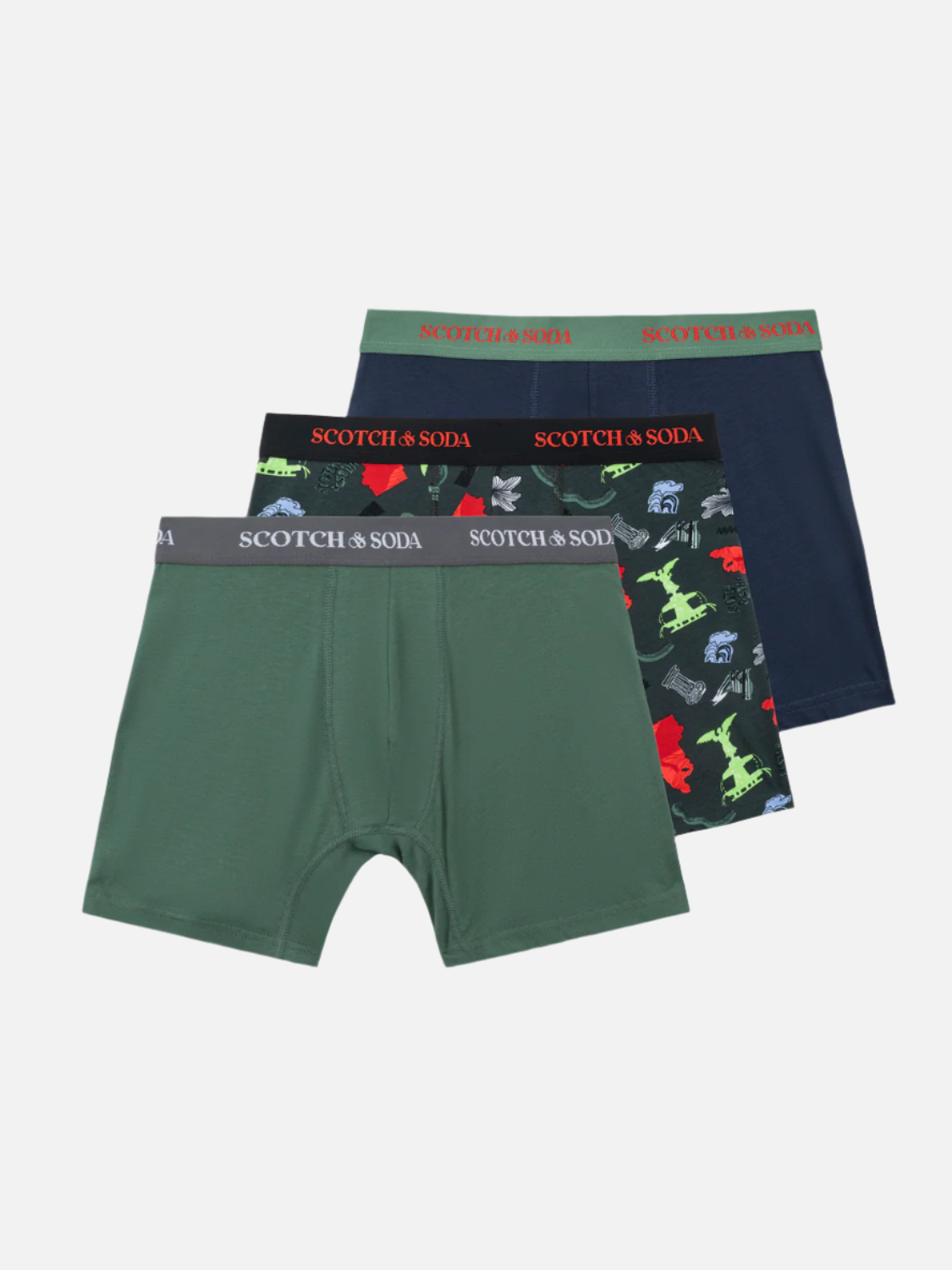 3-PACK MEN'S COTTON BOXERS
