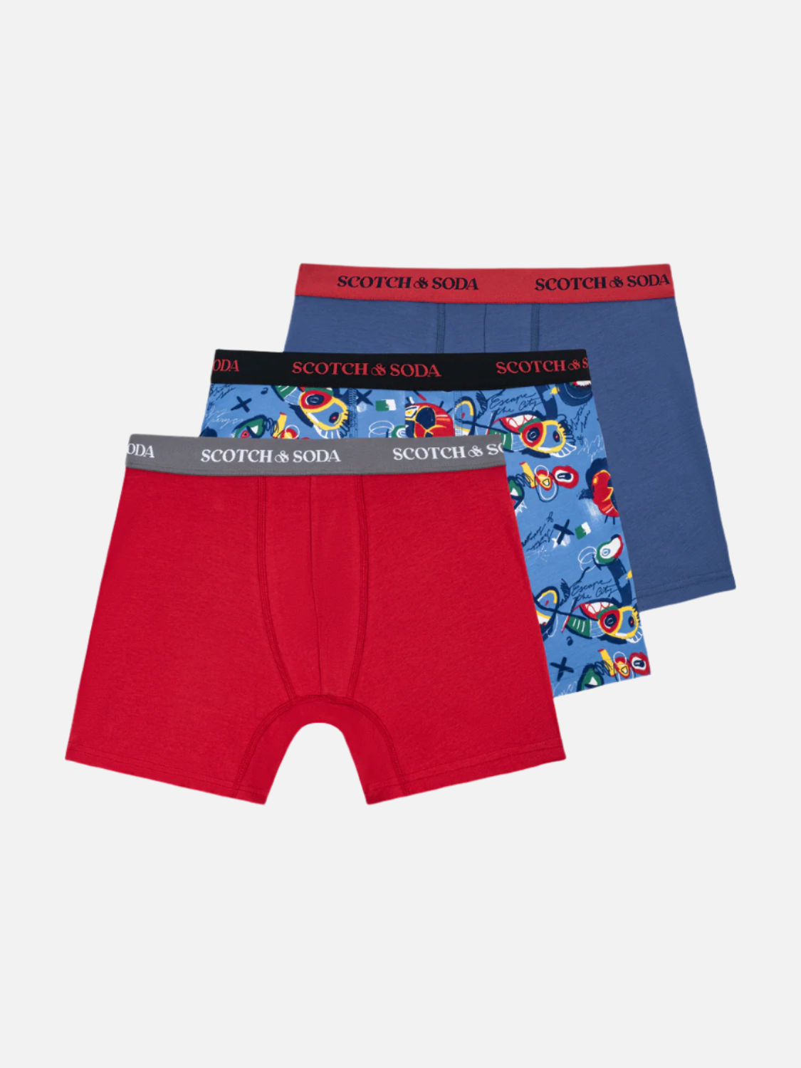 3-PACK MEN'S COTTON BOXERS