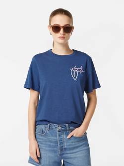 Embroidered artwork regular fit T-shirt