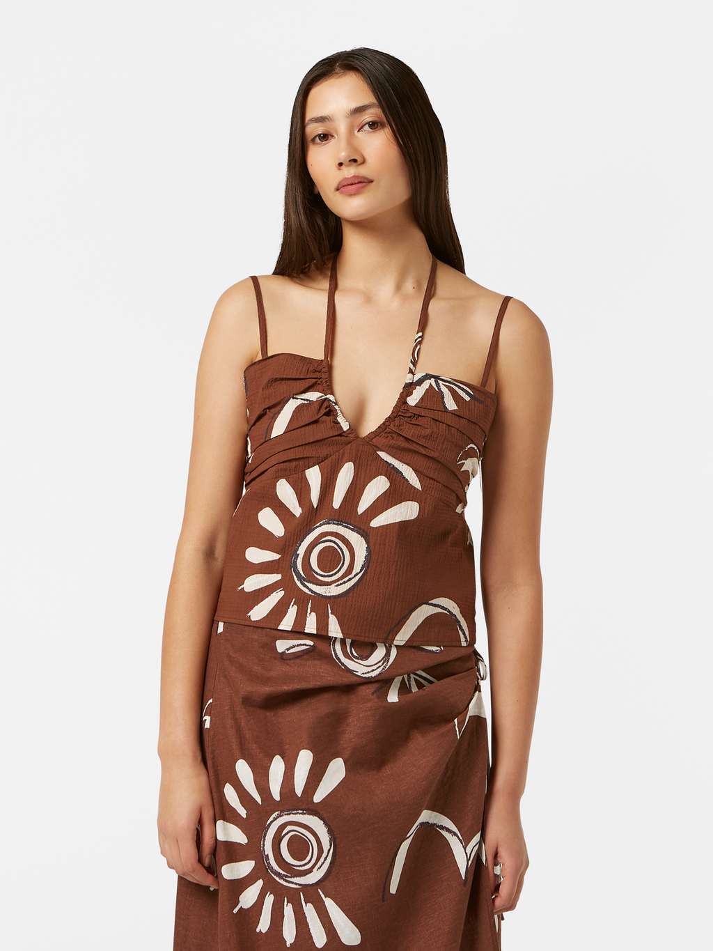 Gathered Strappy Tank