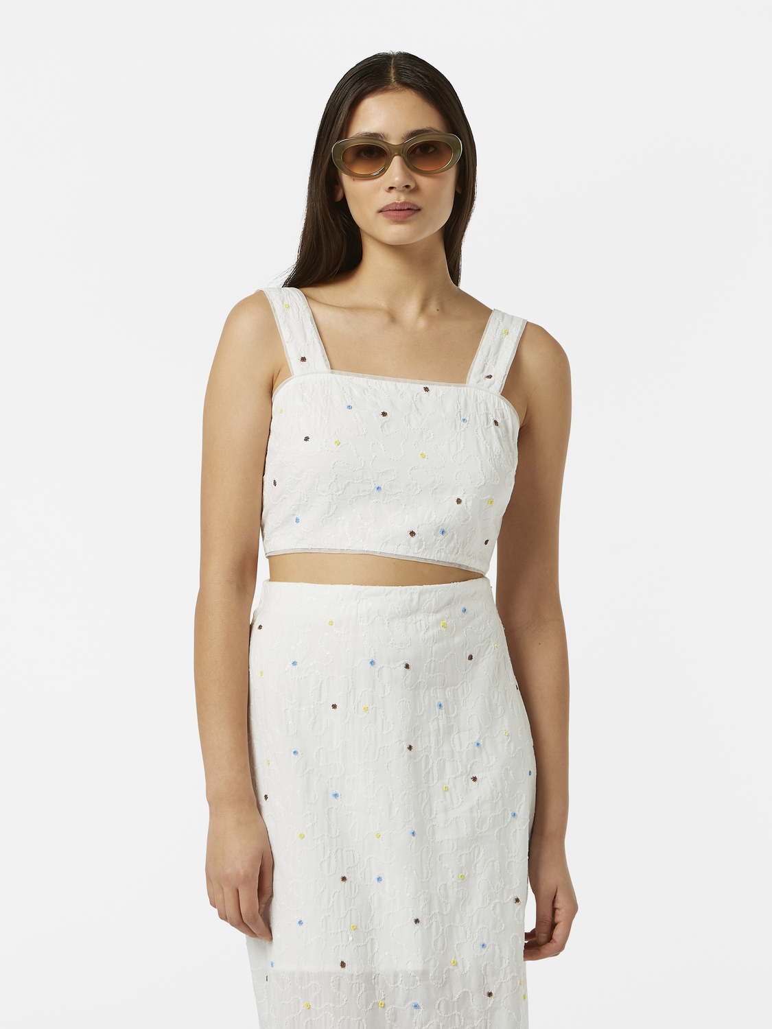 Beaded Crop Top