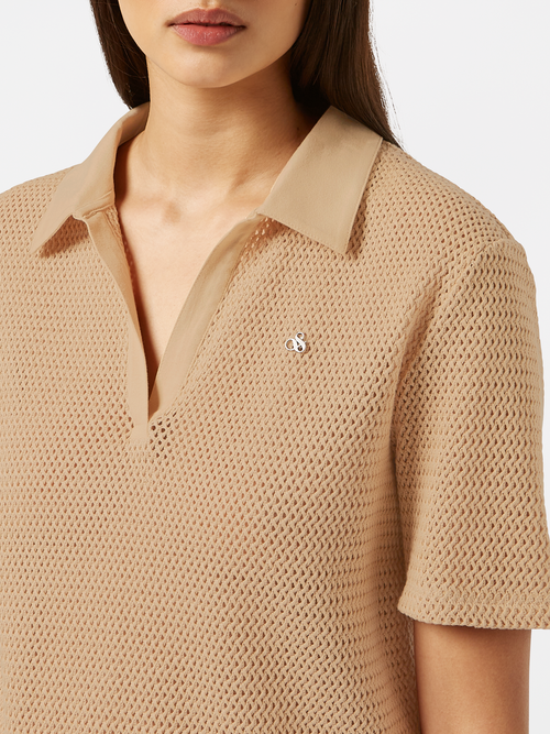 Crochet polo