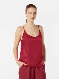 Jersey woven tank