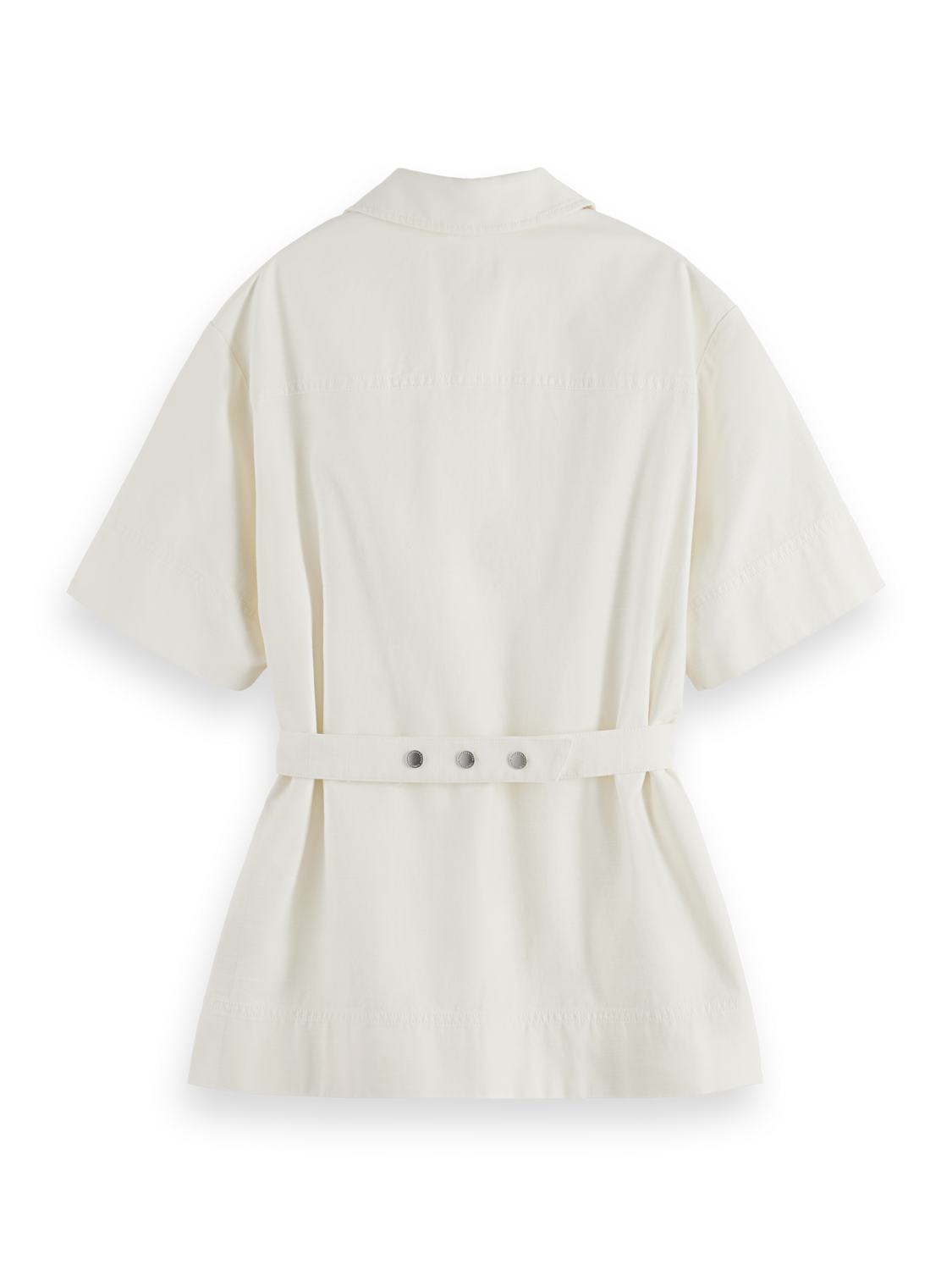 Patch pocket short sleeve shirt