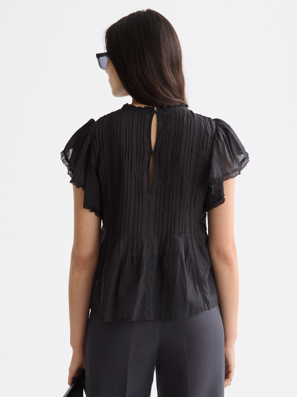 Butterfly sleeve top