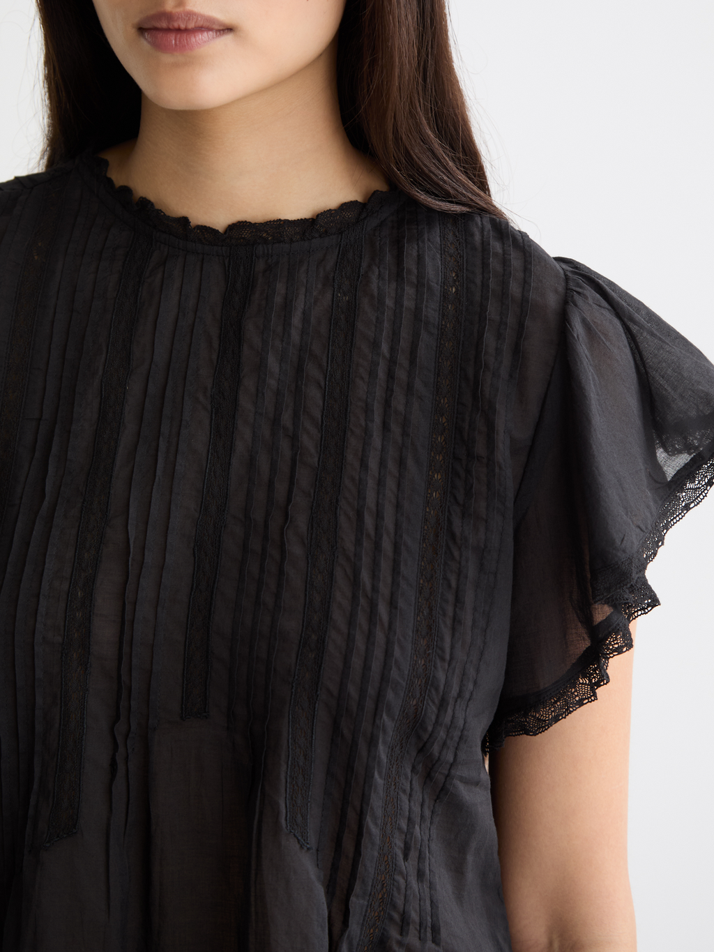 Butterfly sleeve top