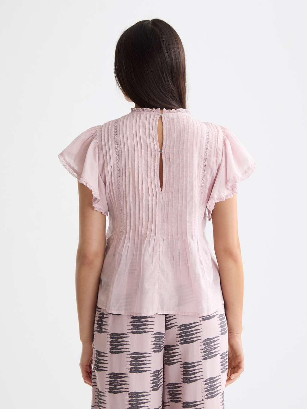 Butterfly sleeve top