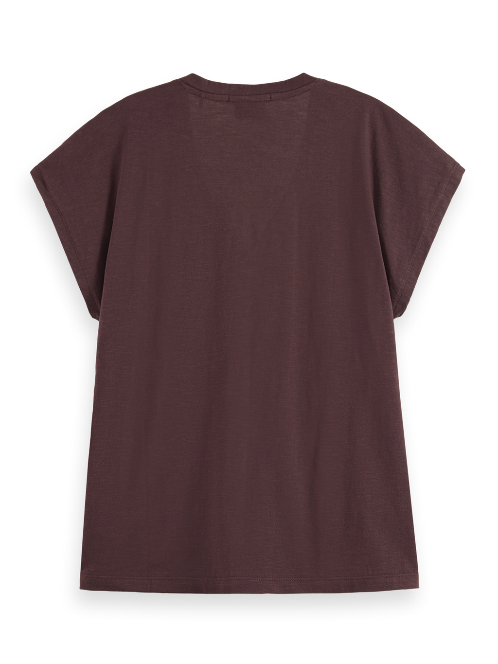Slub V-neck T-shirt
