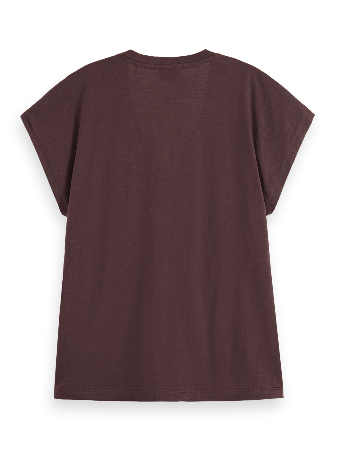 Slub V-neck T-shirt