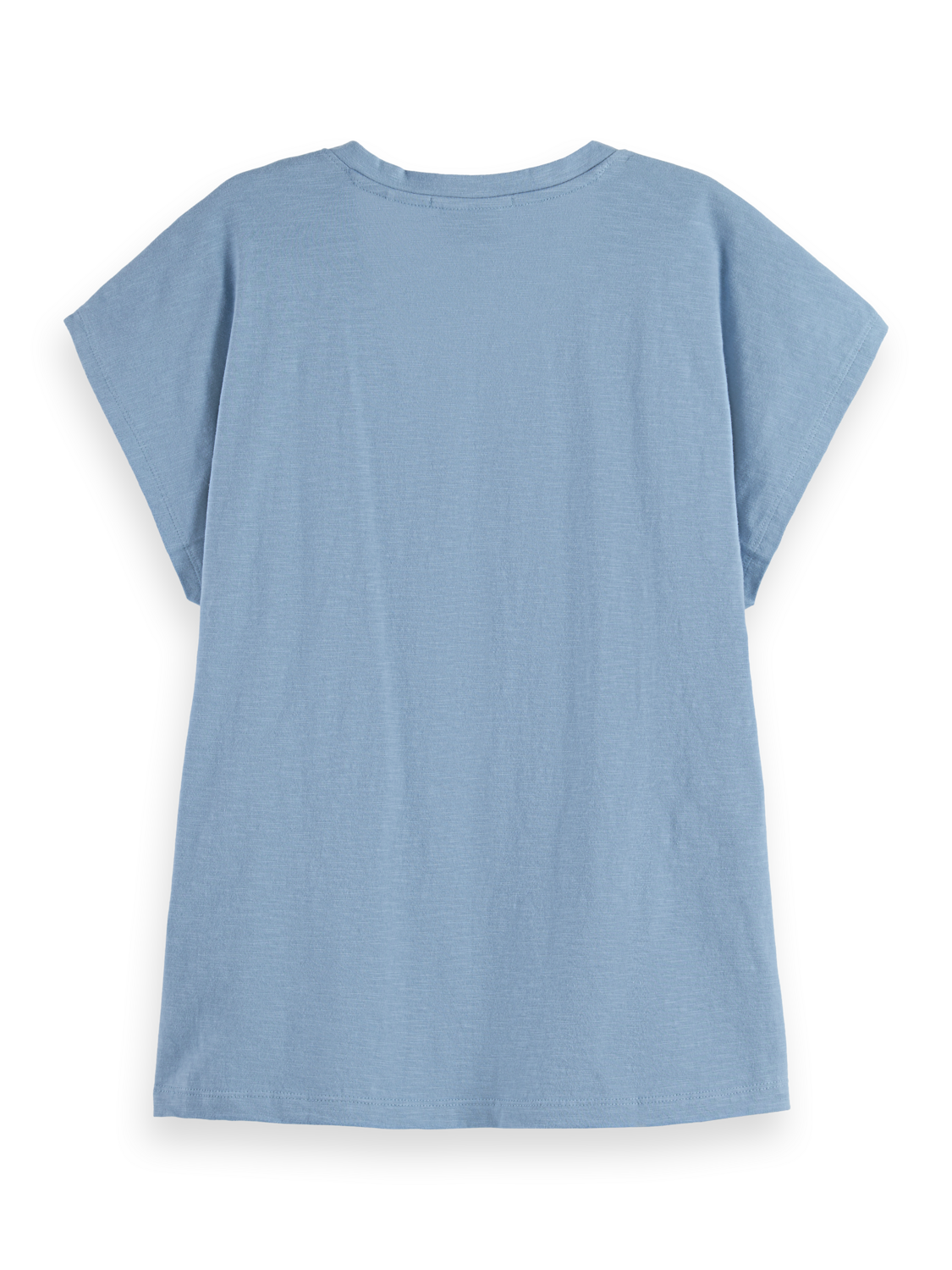 Slub V-neck T-shirt