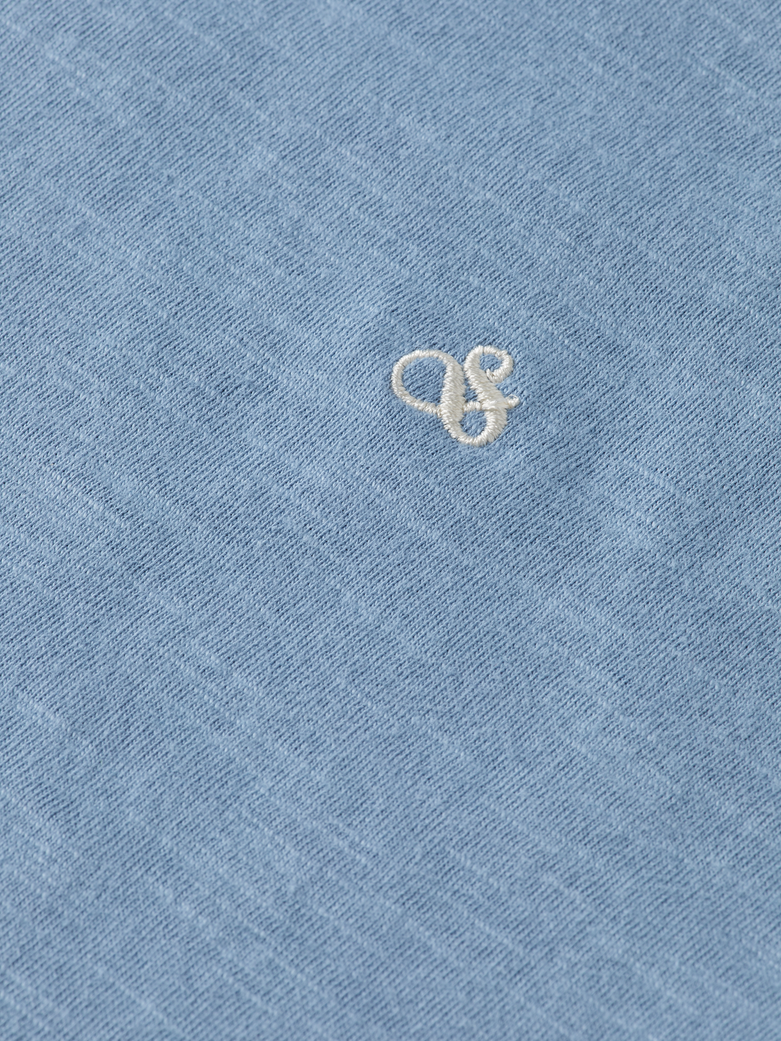 Slub V-neck T-shirt