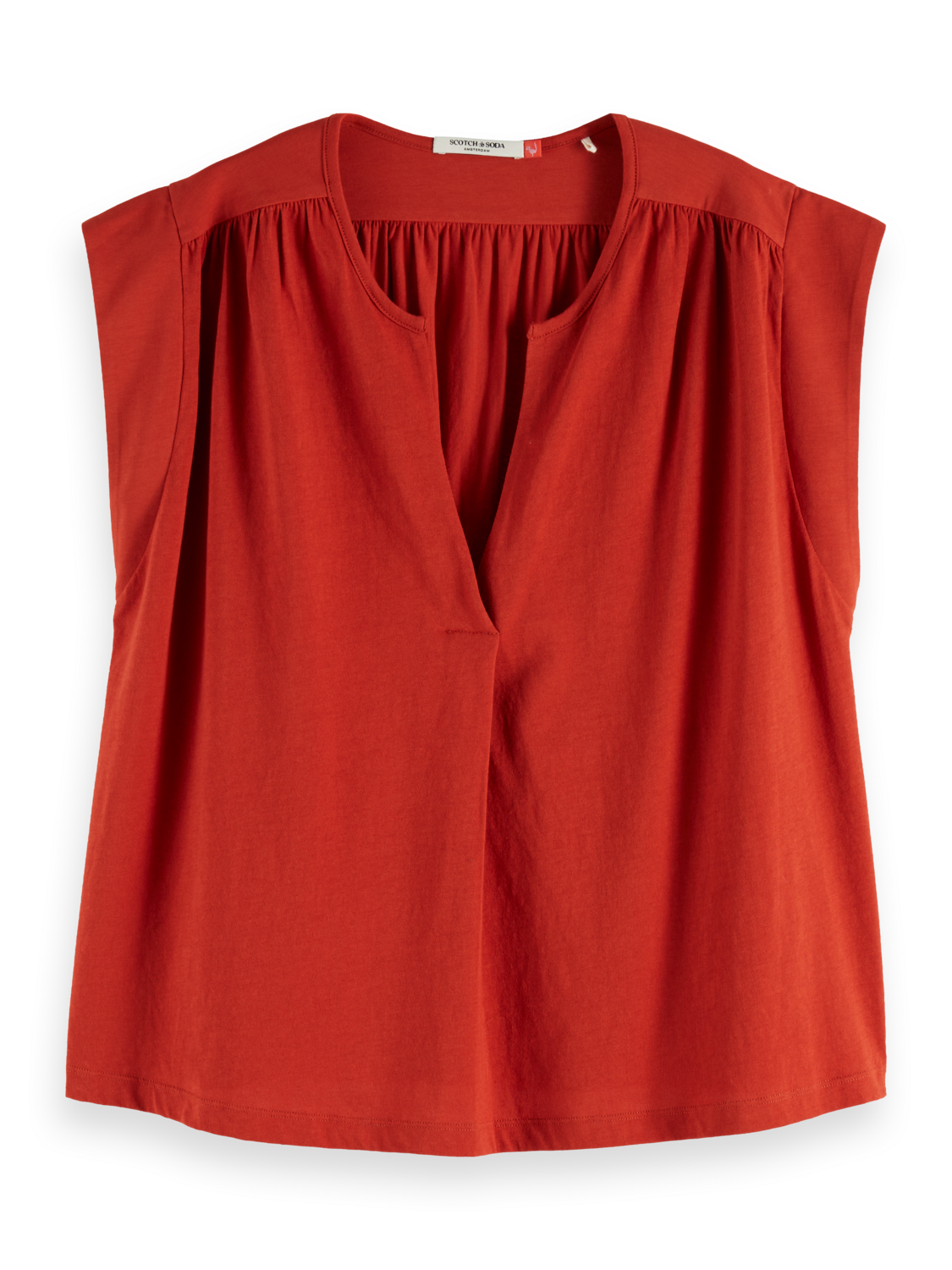 Drapey V-neck T-shirt