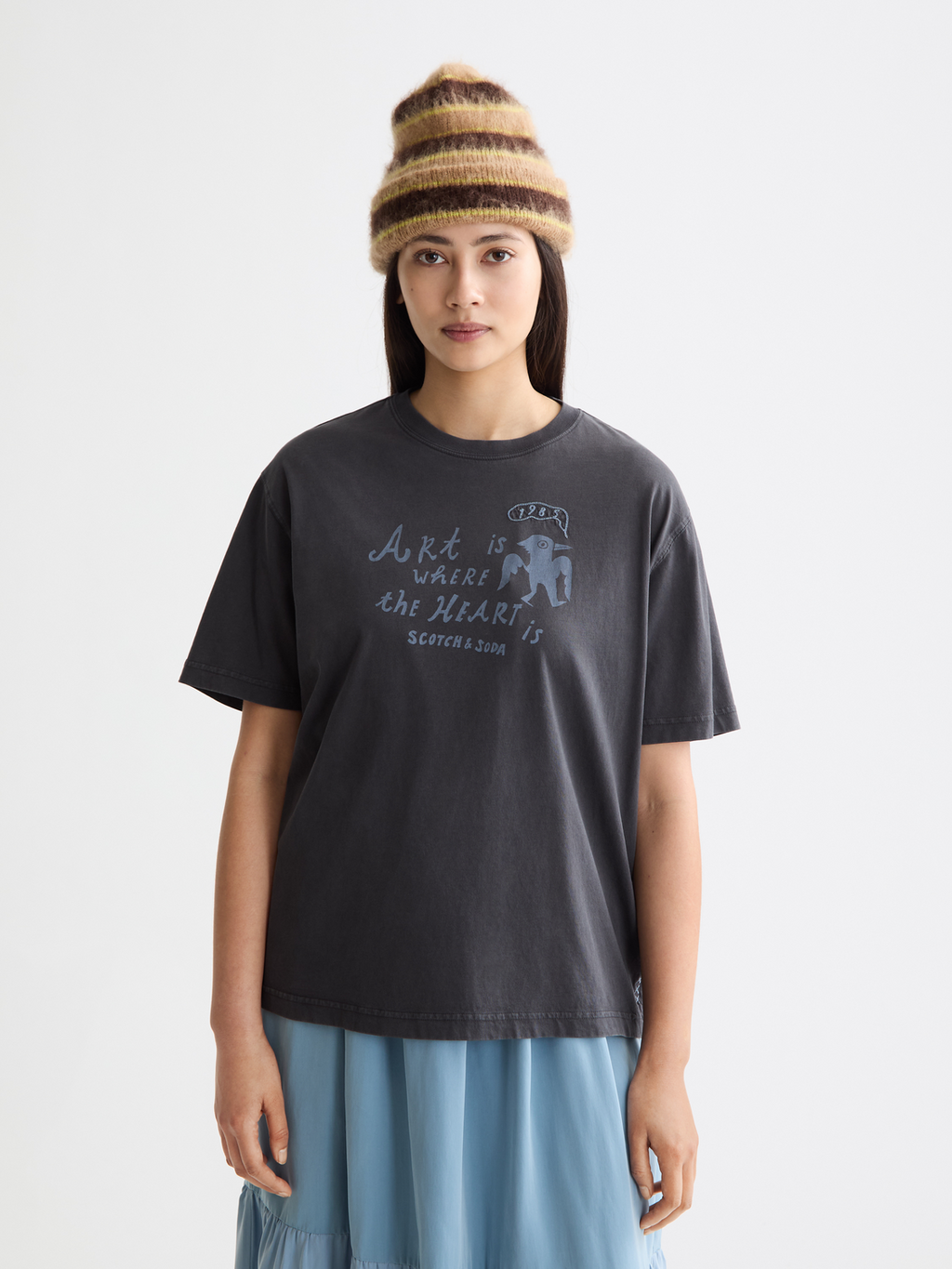 Washed artwork T-shirt