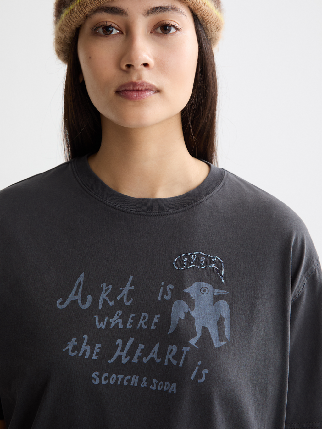 Washed artwork T-shirt