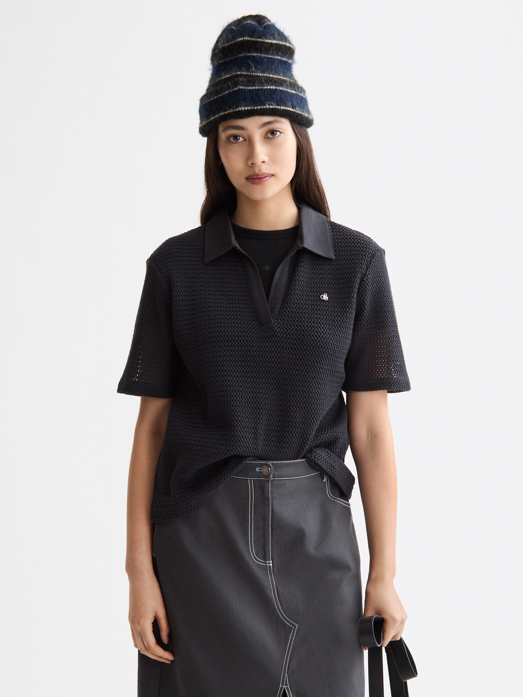 Crochet polo