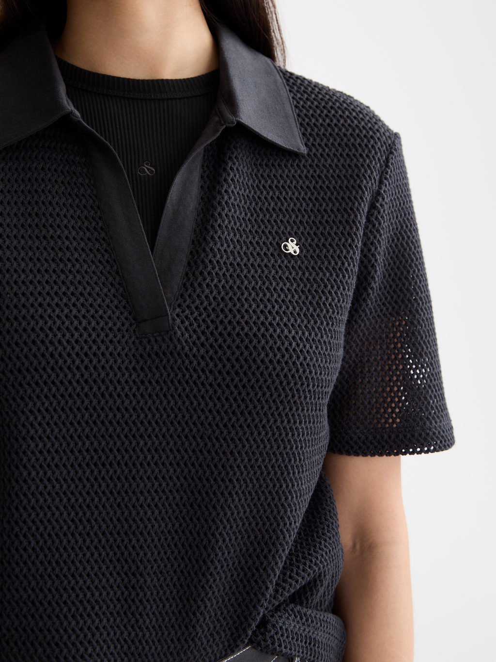 Crochet polo