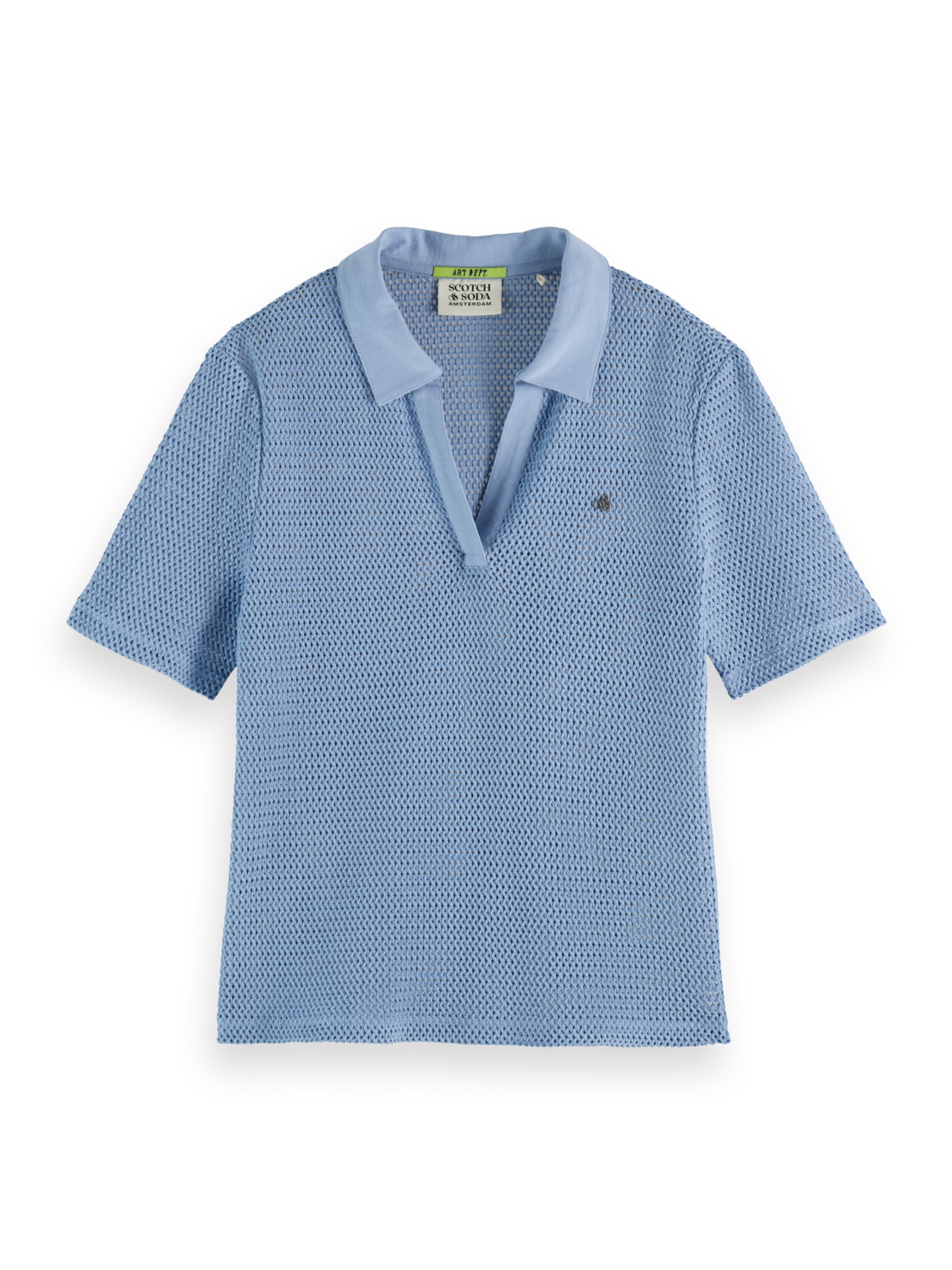 Crochet polo – Scotch & Soda Amsterdam