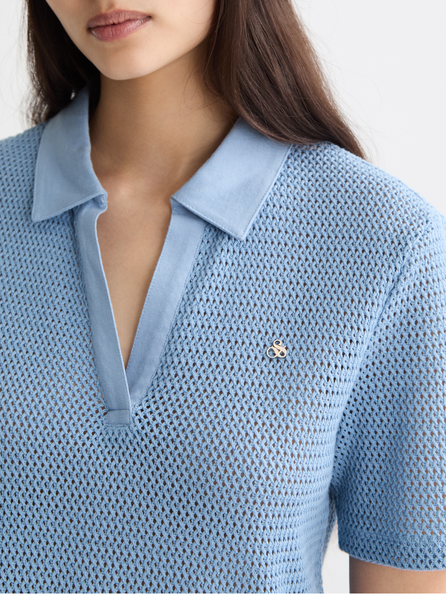 Crochet polo – Scotch & Soda Amsterdam