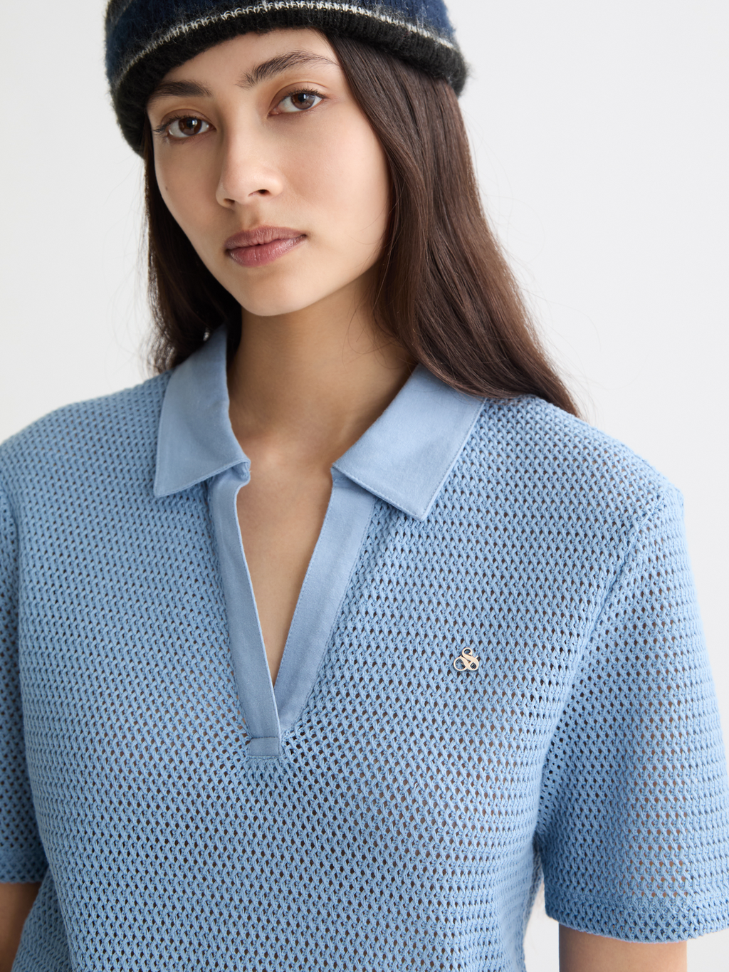 Crochet polo