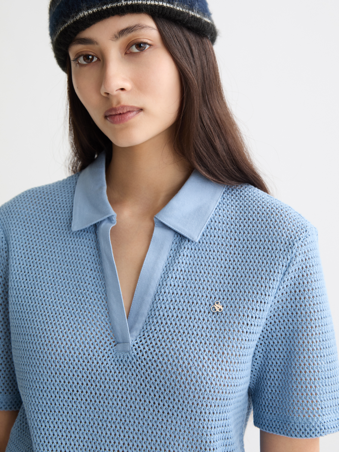 Crochet polo