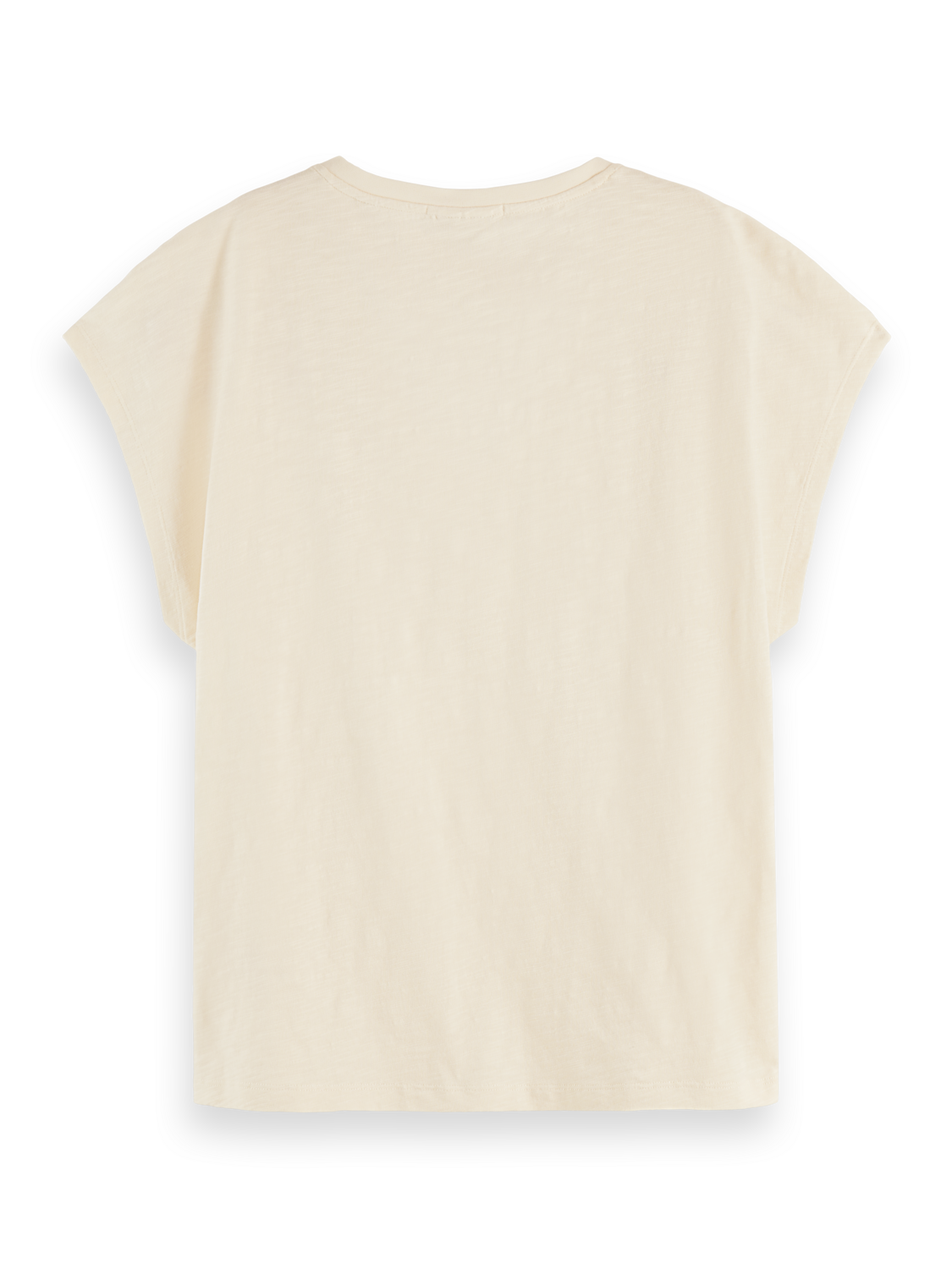 Embroidered V-neck T-shirt