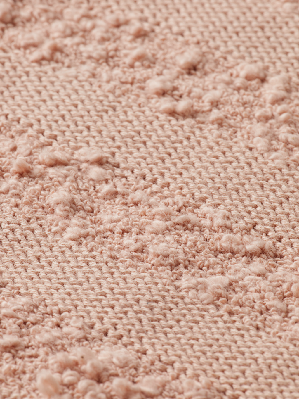 Boucle stripe crew neck spencer