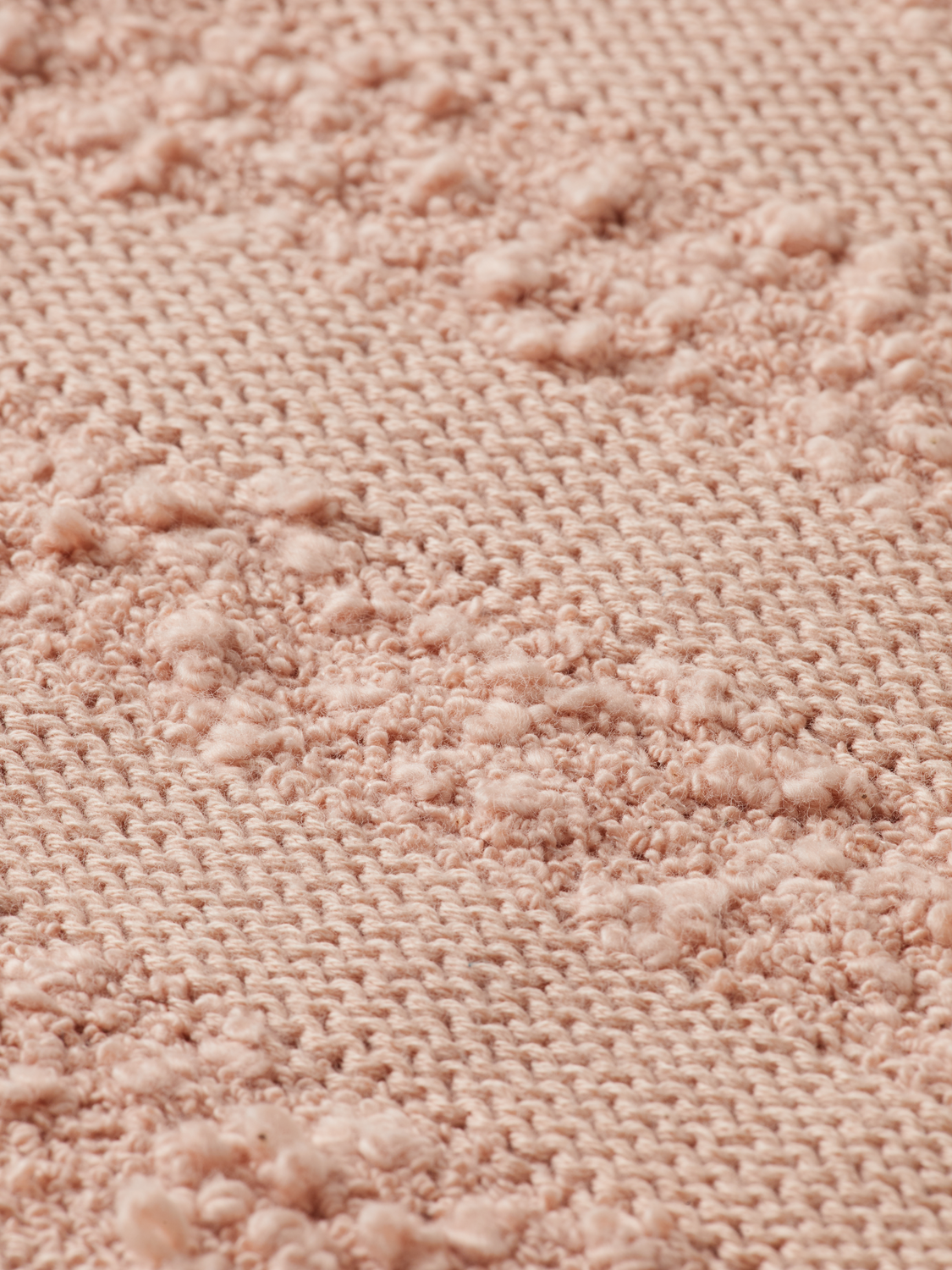 Boucle stripe crew neck spencer