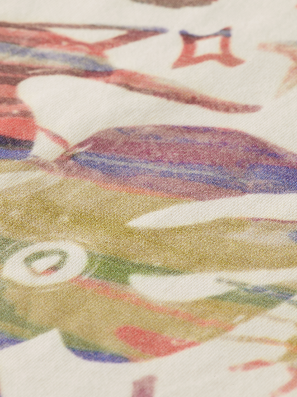 Washed artwork loose T-shirt