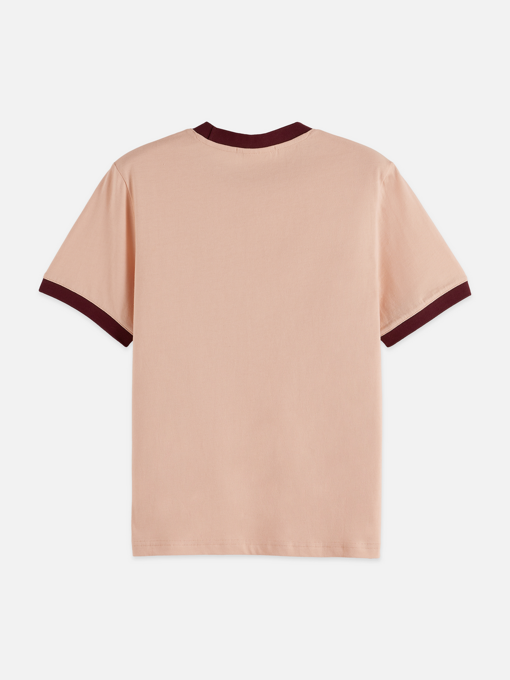 Embroidered ringer T-shirt
