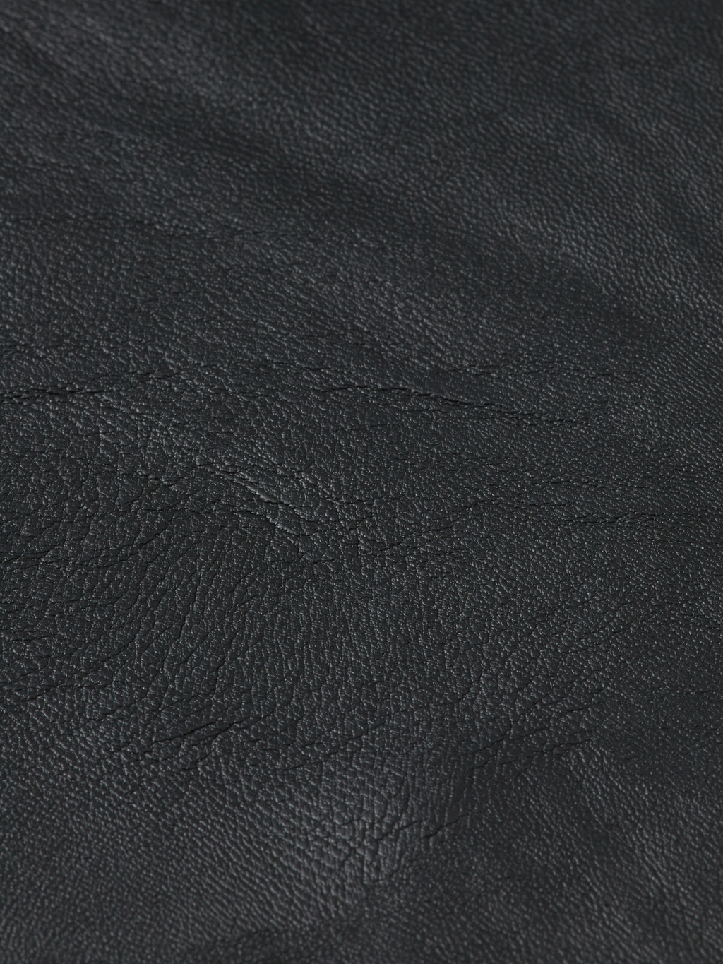 Faux leather a-line sleeve shirt