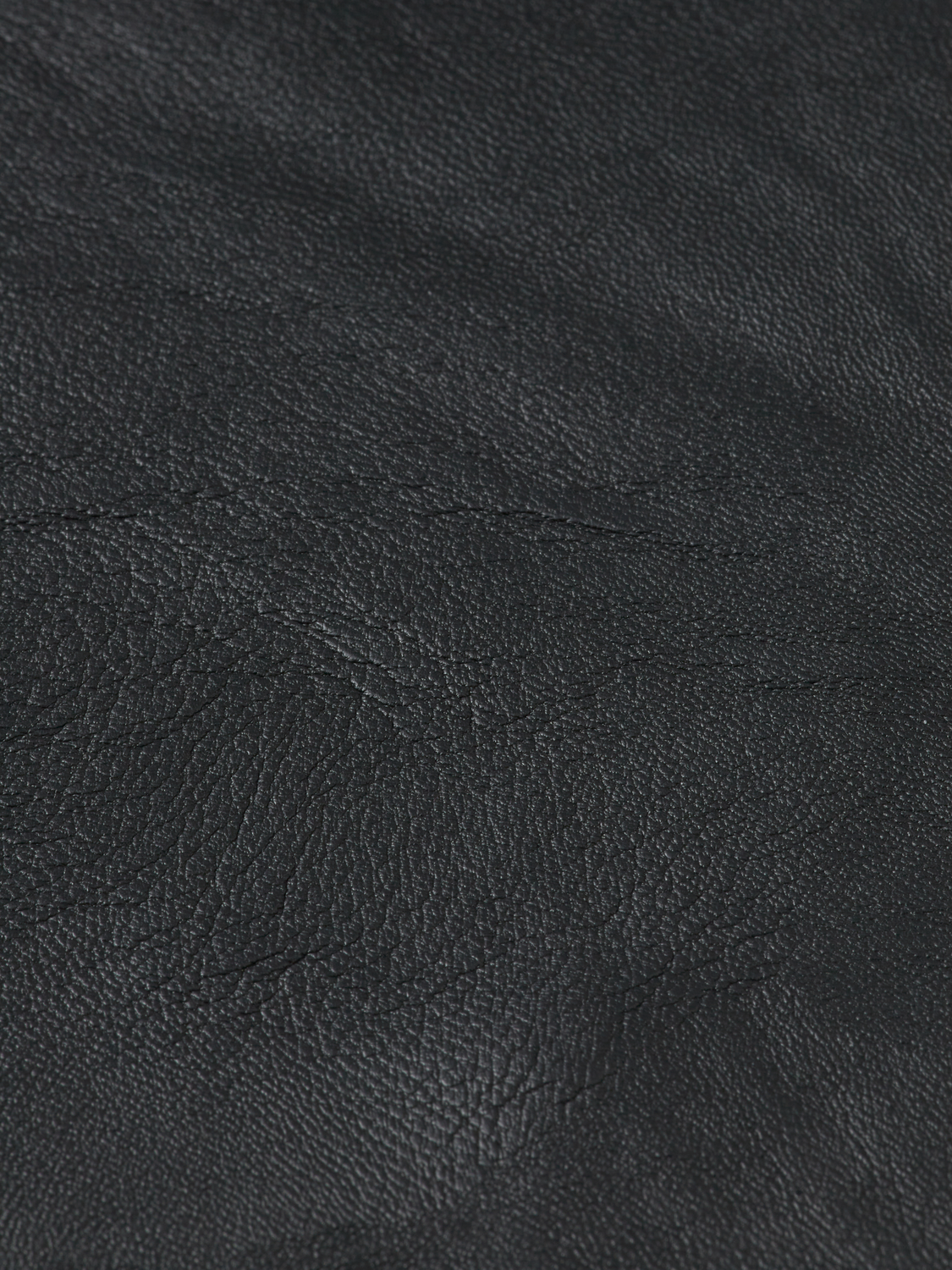 Faux leather a-line sleeve shirt