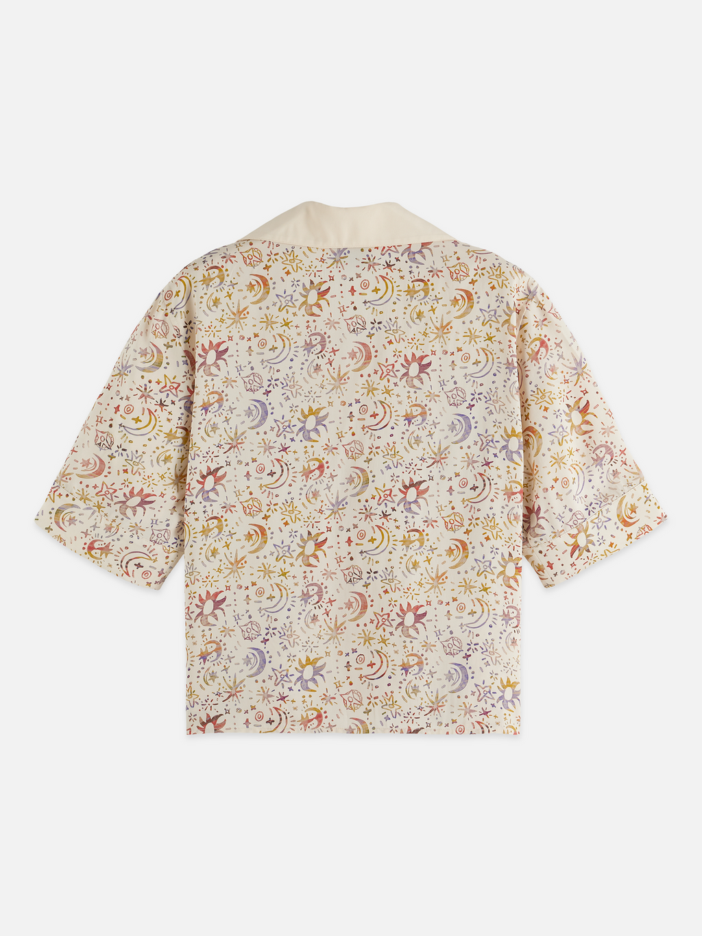 Printed short sleeved shirt