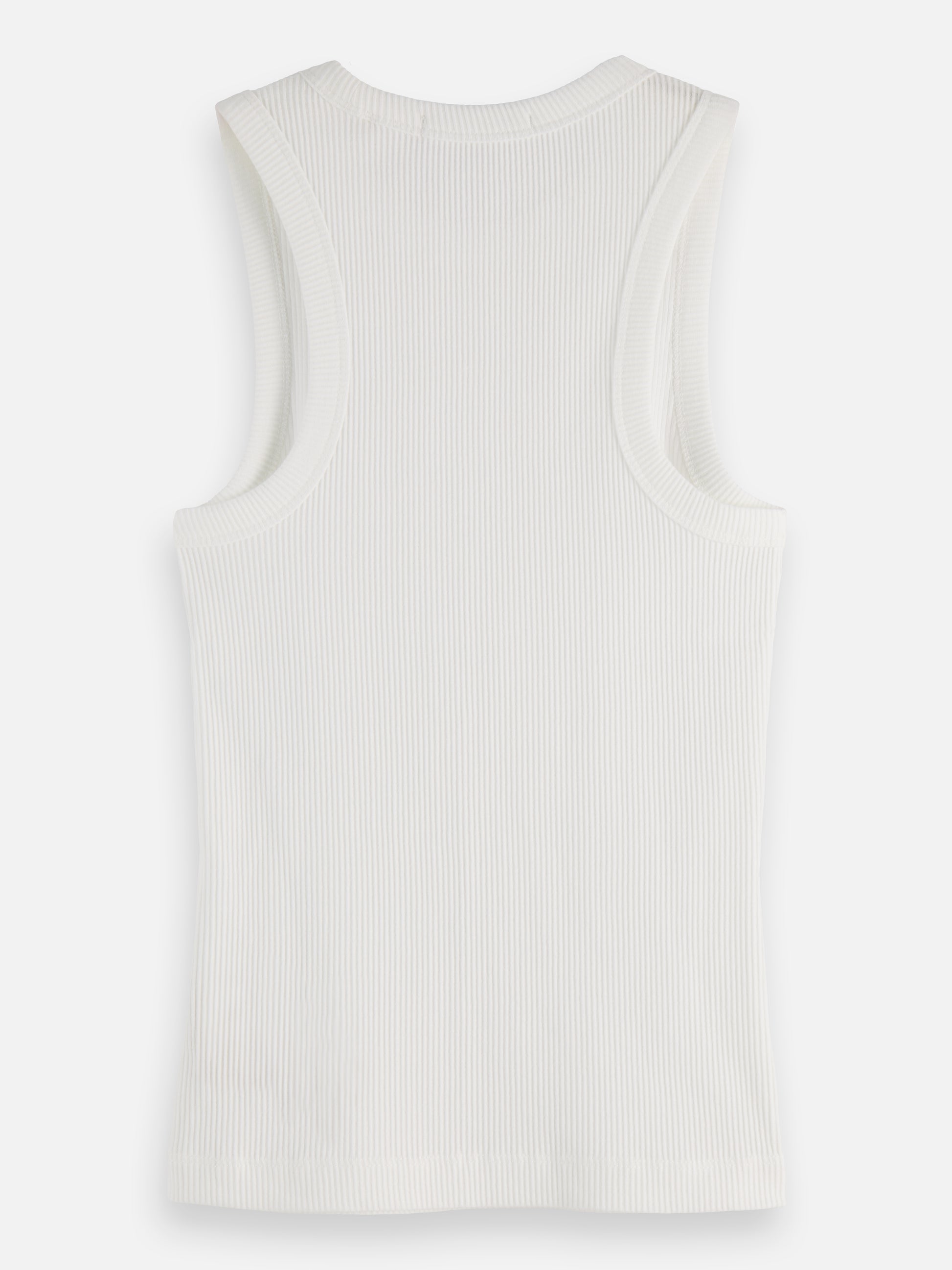 Essentials RIB RACER TANK - WHITE
