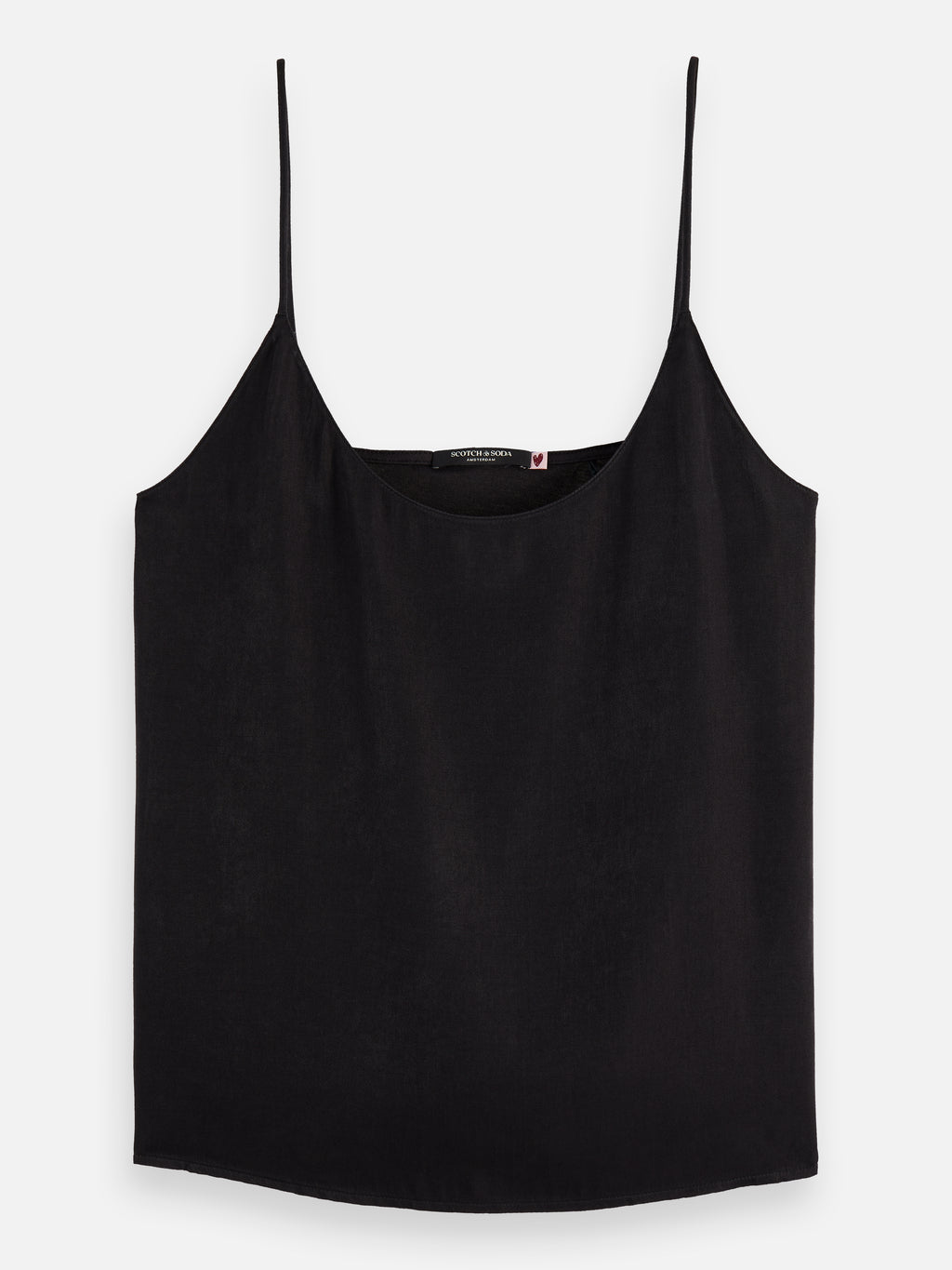Essentials JERSEY WOVEN TANK - BLACK