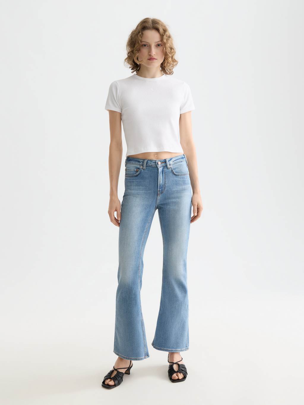 Essentials Baby rib T-shirt - WHITE