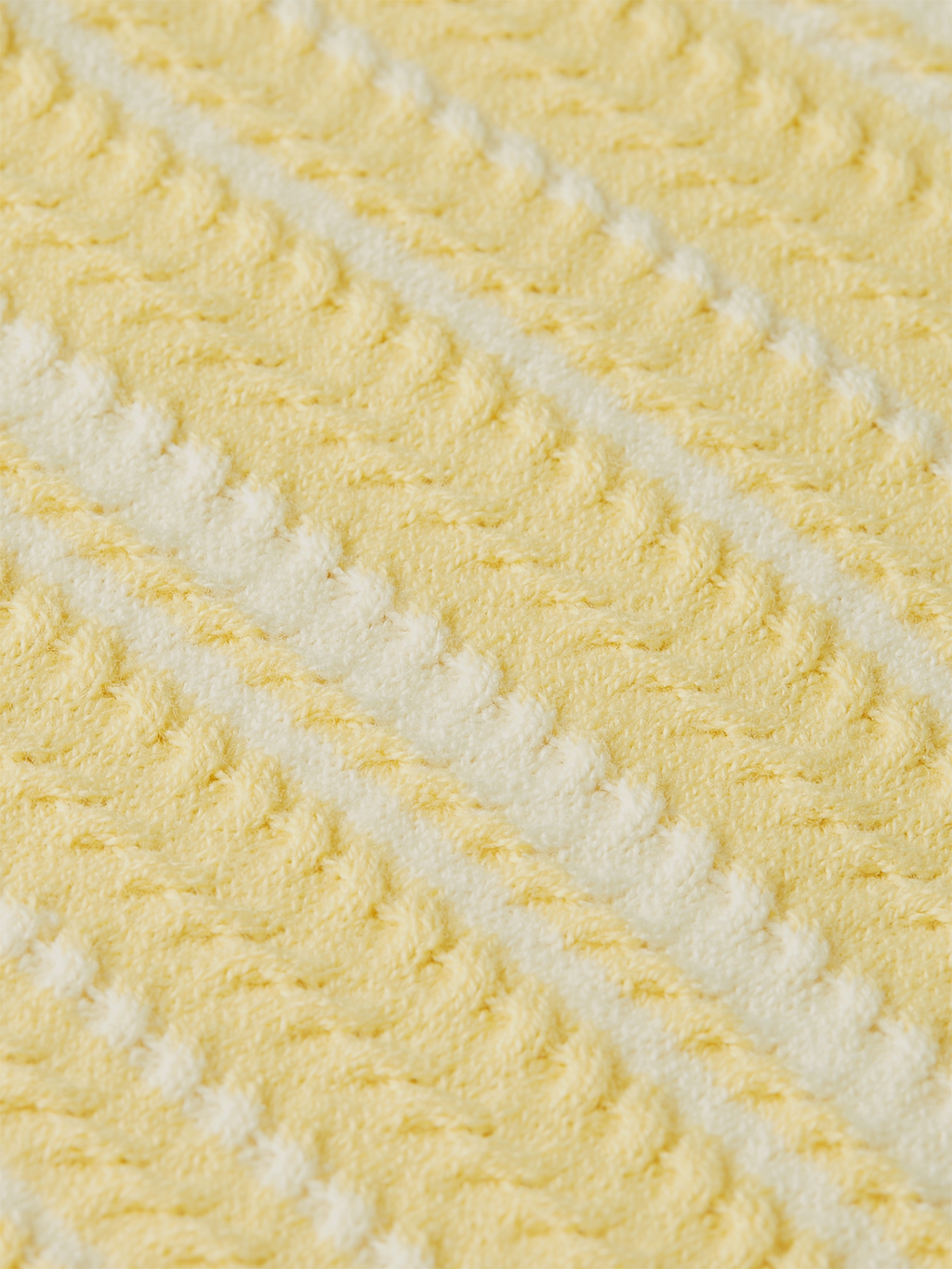 Textured stripe knitted top