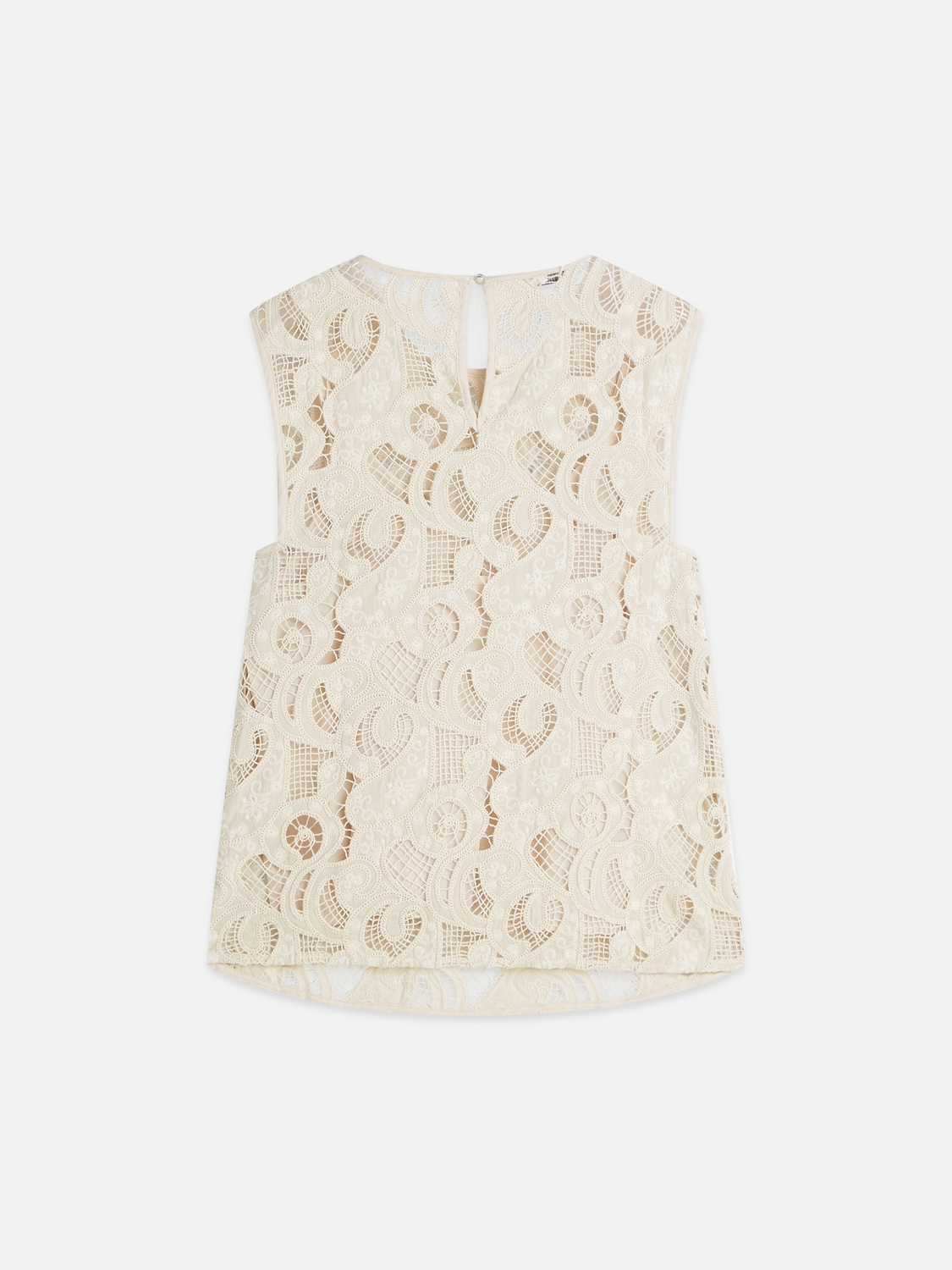 Flame embroidery top