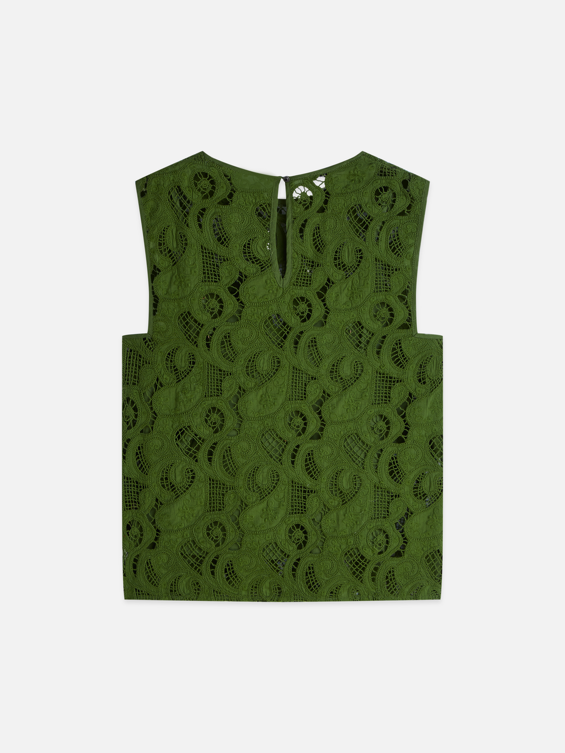 Flame embroidery top