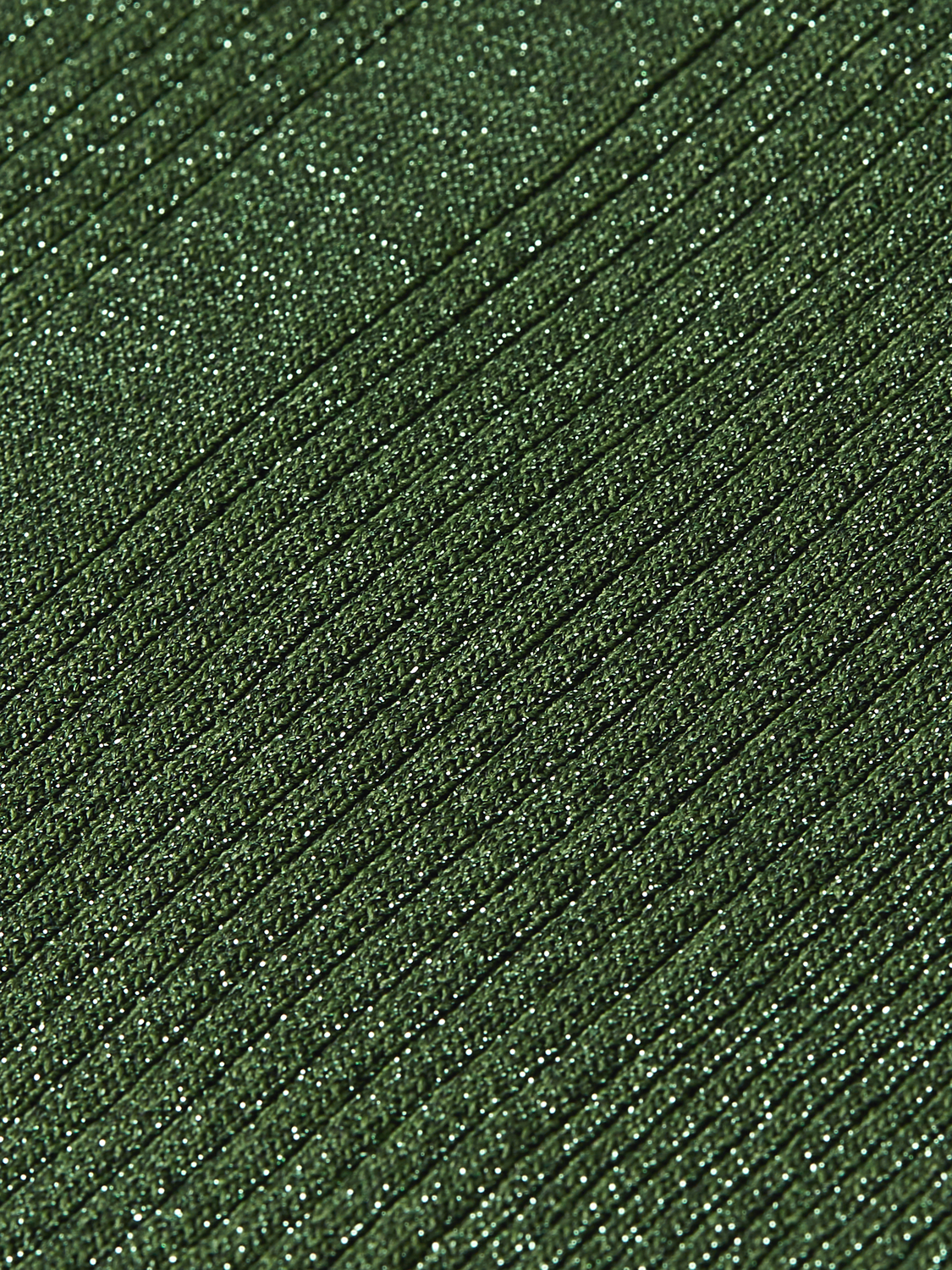 Metallic ribbed knitted tank