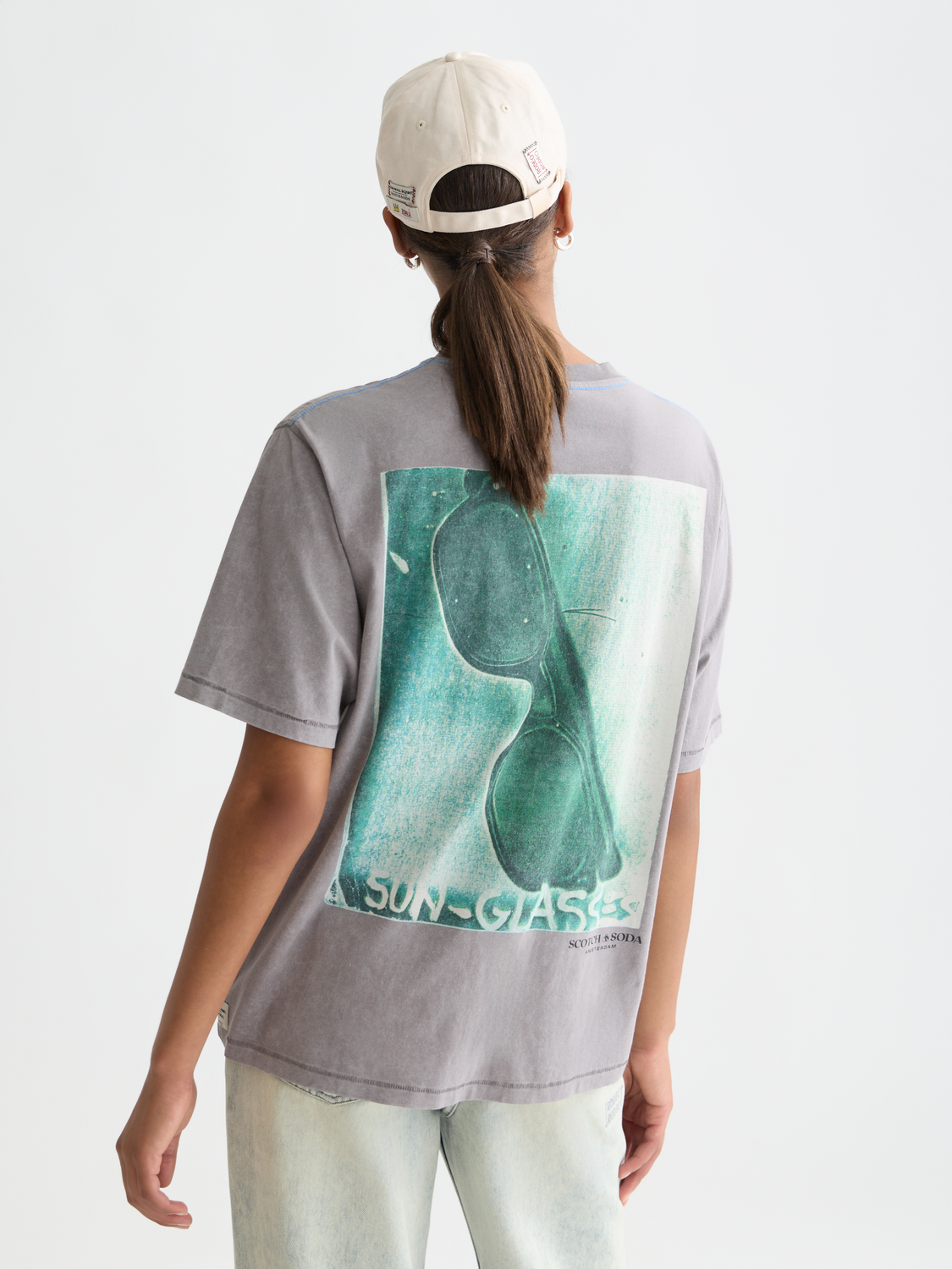 Basquiat graphic loose T-shirt