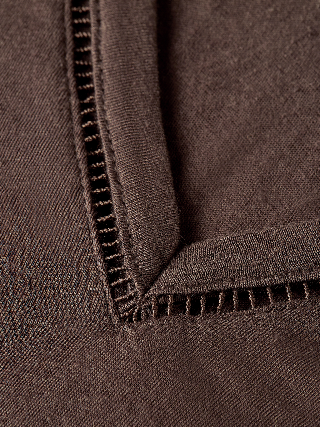 Linen V-neck T-shirt