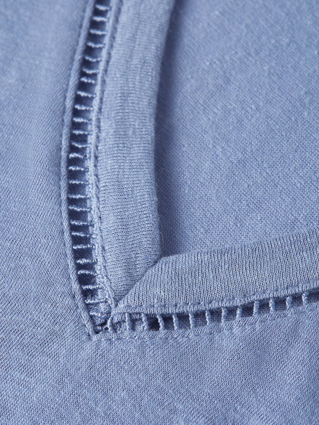 Linen V-neck T-shirt