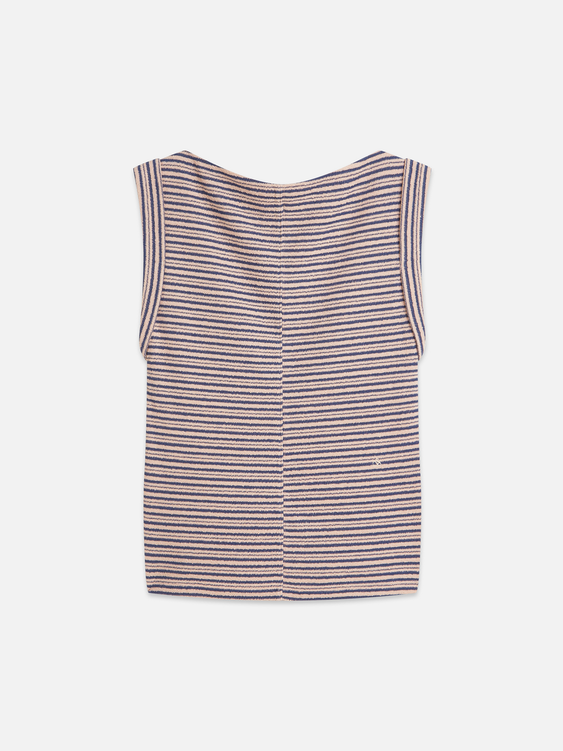 Striped Rolled Sleeve T-shirt