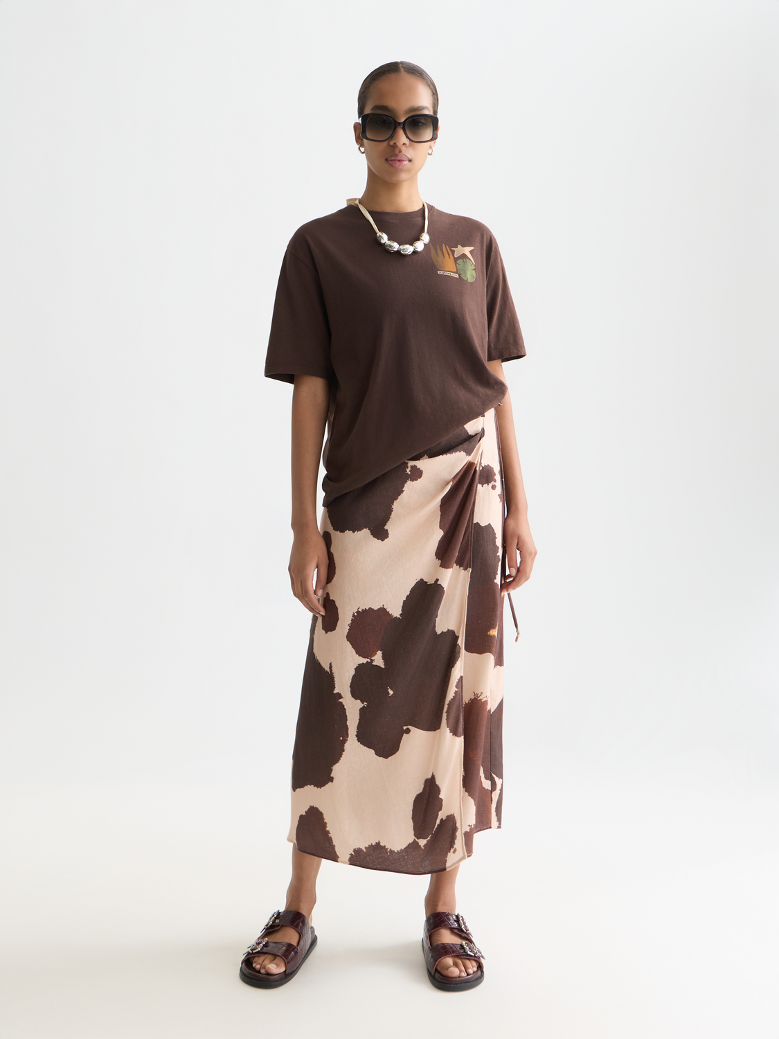 Artwork loose T-shirt